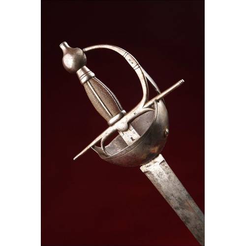 Spanish Cavalry Sword, Forged Circa 1790. Well Preserved and of Great Beauty