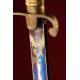 Magnífica Espada M.1796 para Oficial de Caballería Ligera. Gran Bretaña, 1800