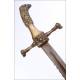 Very beautiful Decorative French Sapper Sword of the Napoleonic Empire Period. XX Century