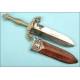 Cuchillo o daga de caza español. 1887.