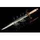 Beautiful Hunting Dagger with Ivory and Brass Hilt. Spain, XVIII Century
