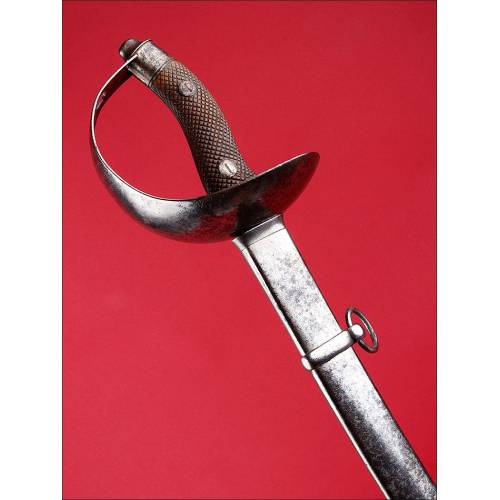 Precious Antique Antique Troop Saber for Mounted Troops. Spain, 1893