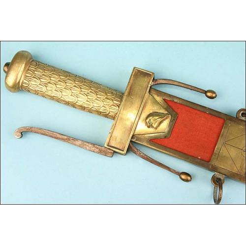 Espada o machete Ecuela de Marte, para cadetes. Francia. 1794