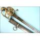 Prussian cavalry sword. Circa 1800