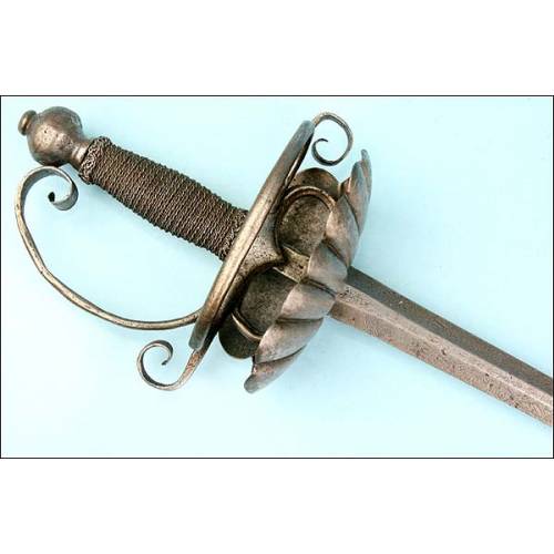 Espada de conchas. Francia. S. XVII