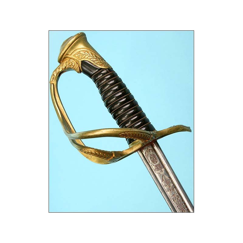 Official Infantry Sword. Belgian. Toledo blade. 1872