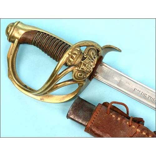 Mounting sword for officer of the Civil Guard. Mod. 1844