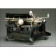 Exceptional MAP French Typewriter, Manufactured in 1921. Well Preserved