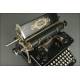 Exceptional MAP French Typewriter, Manufactured in 1921. Well Preserved
