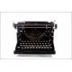 Beautiful Underwood No. 5 Typewriter. Germany, 1920. In Good Condition and Working