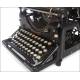 Beautiful Underwood No. 5 Typewriter. Germany, 1920. In Good Condition and Working