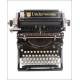 Beautiful Underwood No. 5 Typewriter. Germany, 1920. In Good Condition and Working