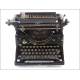 Rare and Exclusive Underwood Typewriter No. 5 with Spanish Keyboard. 1920's