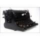 Rare Fox Typewriter, United States, ca. 1906. With Spanish Keyboard and Working