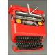 1969 Olivetti Valentine Italian Typewriter. Well preserved and in perfect working order.