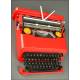 1969 Olivetti Valentine Italian Typewriter. Well preserved and in perfect working order.