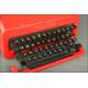 1969 Olivetti Valentine Italian Typewriter. Well preserved and in perfect working order.