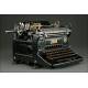 Elegant German Ideal D Typewriter, 1945. Well Preserved and Working