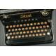 Elegant German Ideal D Typewriter, 1945. Well Preserved and Working