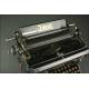 Elegant German Ideal D Typewriter, 1945. Well Preserved and Working