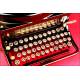Attractive Continental Silenta Typewriter, 1934. In Perfect Working Condition.