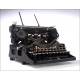 Antique German Stoewer Elite Typewriter. Year 1925, Well Preserved and Working.