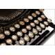 Antique German Stoewer Elite Typewriter. Year 1925, Well Preserved and Working.