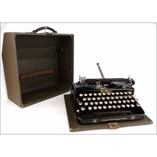 Erika 6 Portable Typewriter, Germany, 1940s-50s.