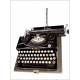 Erika 6 Portable Typewriter, Germany, 1940s-50s.