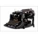 Preciosa Máquina de Escribir Stoewer Record Fabricada en Alemania en 1921. Funcionando Perfectamente