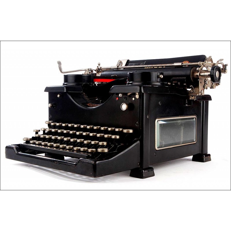 Royal 10 Typewriter with Glass Walls. United States, 1933. Working Fine