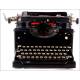 Royal 10 Typewriter with Glass Walls. United States, 1933. Working Fine