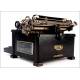 Máquina de Escribir Royal 10 con Paredes de Cristal. Estados Unidos, 1933. Funcionando Bien