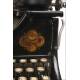 Antigua Máquina de Escribir Alemana Stoewer Record, Año 1926. Decorativa y Funcionando Bien