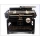 Antique German Stoewer Record Typewriter, Year 1926. Decorative and Working Fine