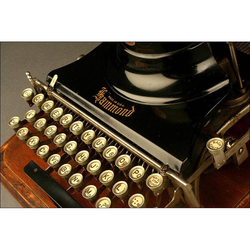 Antique Typewriter from Hammond Multiplex, USA, 1915 for sale at Pamono