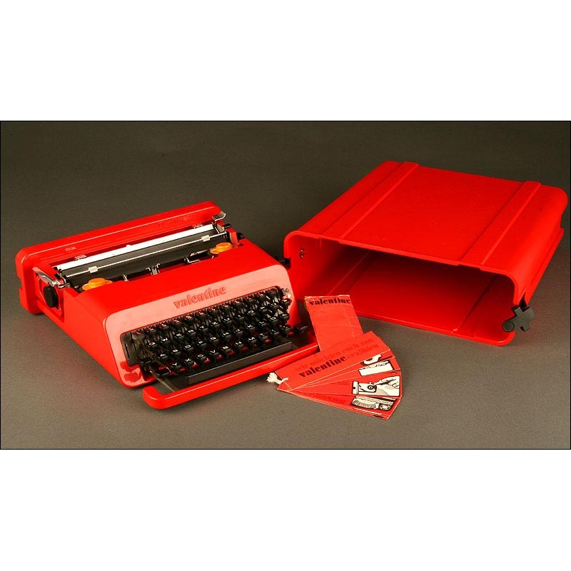 Preciosa Máquina de Escribir Olivetti Valentine de 1969. En Perfecto Estado  y Funcionando Bien