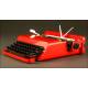 Preciosa Máquina de Escribir Olivetti Valentine de 1969. En Perfecto Estado y Funcionando Bien