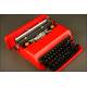 Olivetti Valentine Typewriter. Year 1969.