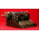 Rare Rex Visible Typewriter No. 4. USA, 1914. Original and Working.