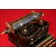 Rare Rex Visible Typewriter No. 4. USA, 1914. Original and Working.