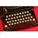 Antique American Remington Typewriter No. 6. Manufactured in 1906. Working