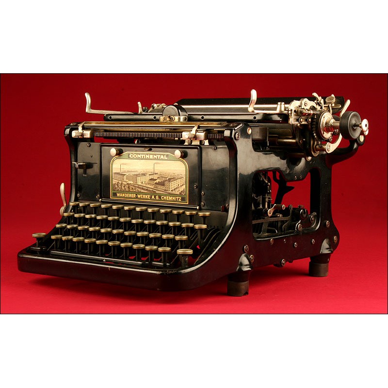 German Continental Standard Typewriter. Year 1.910. In Perfect Working Order