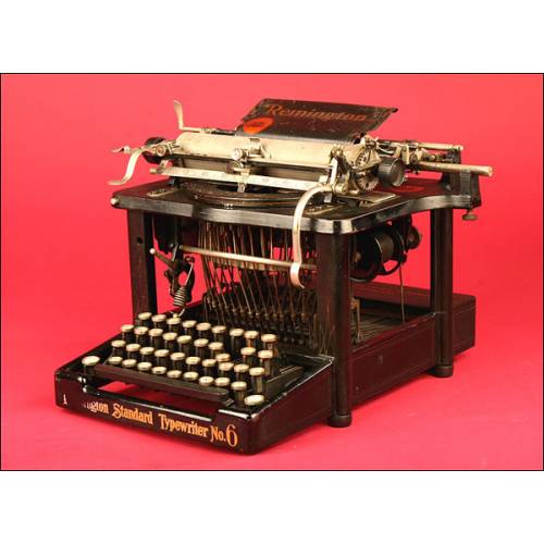 Preciosa Máquina de Escribir Remington Modelo 6. 1984.