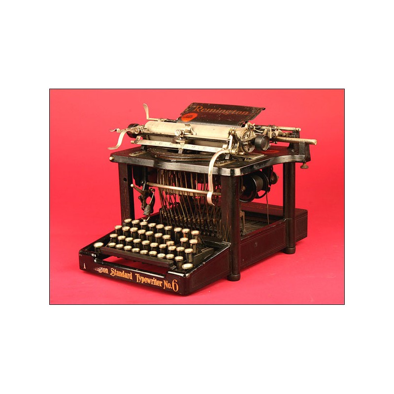 Preciosa Máquina de Escribir Remington Modelo 6. 1984.