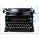 Antique Continental Silenta Typewriter in working order. Germany, 1930's