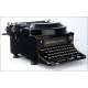 Antique Continental Silenta Typewriter in working order. Germany, 1930's