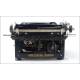 Antique Continental Silenta Typewriter in working order. Germany, 1930's