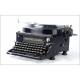 Antique Continental Silenta Typewriter in working order. Germany, 1930's