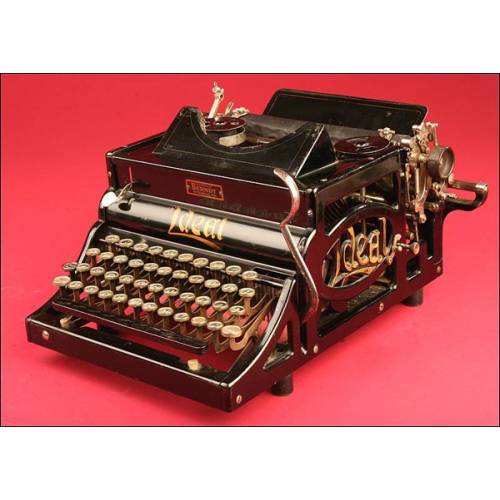 Striking Ideal A Typewriter in Modernist Style. 1900